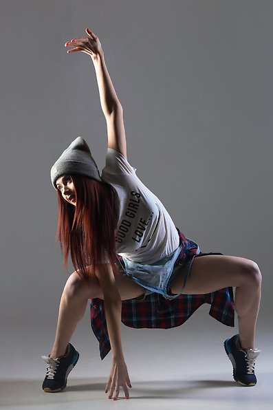 Flicka som dansar. www.mostphotos.se